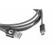 SilverHT 93639 1.5m USB A Micro-USB A Macho Macho Gris cable USB