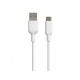 Muvit MCUSC0004 cable USB 3 m USB A USB C Blanco