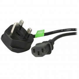 StarTech.com BS13U-1M-POWER-LEAD cable de transmisión Negro BS 1363 C13 acoplador