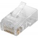 Goobay 93828 conector RJ45 Transparente
