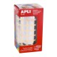 APLI 11627 etiqueta autoadhesiva Alrededor Permanente Plata