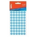 APLI Circular labels 5 sheets 13 x 13mm Blue etiqueta autoadhesiva Azul 175 pieza(s) - 581156