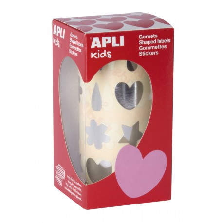 APLI 17615 etiqueta autoadhesiva Permanente Plata