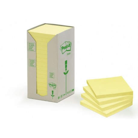 Post-It 654-1T etiqueta autoadhesiva Amarillo 16 pieza(s)