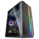 Mars Gaming MC-S1 Negro Caja PC Compacta Gaming Micro-ATX Iluminación ARGB 12 Modos Ventilador FRGB Ventana Lateral Completa