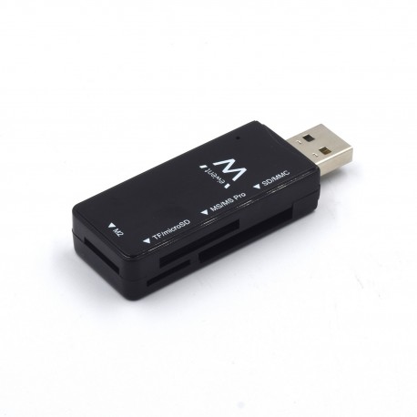 Ewent EW1049 lector de tarjeta USB 2.0 Negro