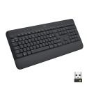 Logitech Signature K650 teclado RF Wireless + Bluetooth QWERTY Español Grafito