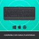 Logitech Signature K650 teclado RF Wireless + Bluetooth QWERTY Español Grafito