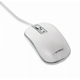 Gembird MUS-4B-06-WS ratón Ambidextro USB tipo A Óptico 1200 DPI