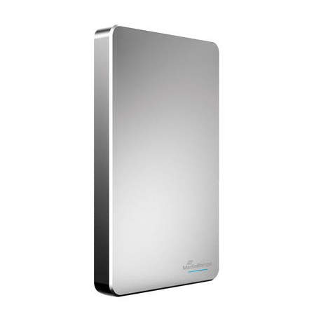MediaRange USB 3.0 HDD 1TB disco duro externo 1000 GB Plata