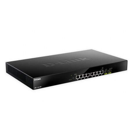 D-Link DMS-1100-10TP switch Gestionado L2 Energía sobre Ethernet (PoE) 1U Negro