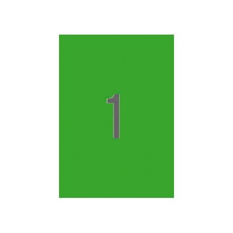 APLI 01602 etiqueta de impresora Verde