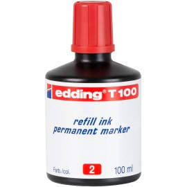 Edding T-100 cartucho de tinta 1 pieza(s) Original Rojo