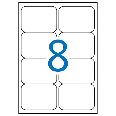 APLI 02875 etiqueta de impresora Naranja