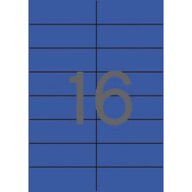 APLI 01596 etiqueta de impresora Azul
