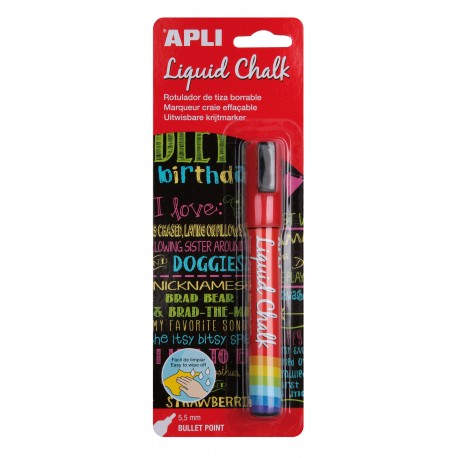 APLI 13957 etiqueta de impresora Rojo