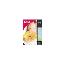 Papel APLI Glossy Everyday 100h 10x15 180g, inkjet brillante