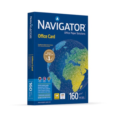 Navigator OFFICE CARD papel para impresora de inyección de tinta A4 (210x297 mm) Mate 250 hojas Blanco