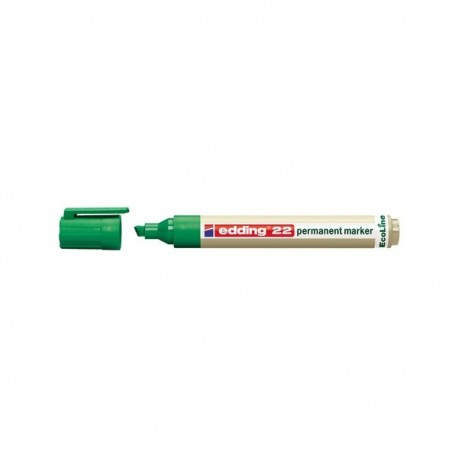 Edding 4-22 004 marcador permanente Punta de cincel Verde 10 pieza(s)