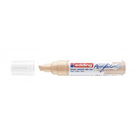 Edding 5000 Acrylic Marker Broad marcador permanente Punta de cincel Beige 1 pieza(s)