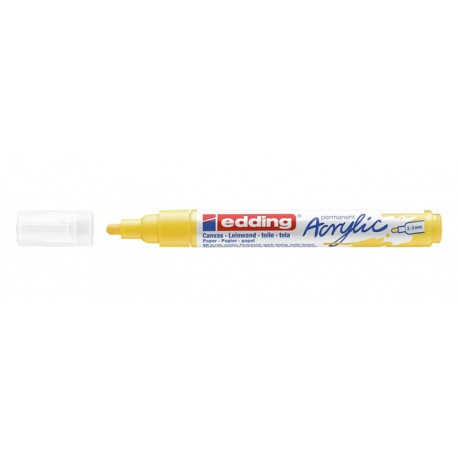 Edding 5300 acrylic marker fine marcador permanente Amarillo 1 pieza(s)