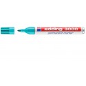Edding 3000 marcador permanente Punta redonda Turquesa 1 pieza(s)