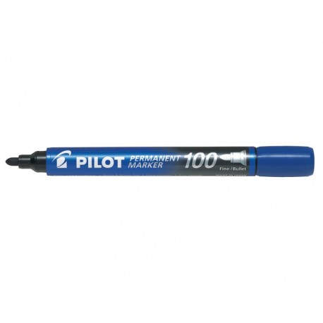 Pilot SCA-100-L marcador permanente Punta redonda Azul