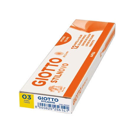 Giotto 256103 lápiz de color Amarillo 12 pieza(s)