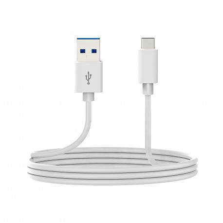 DCU Advance Tecnologic 30402065 cable USB 2 m USB 3.2 Gen 1 (3.1 Gen 1) USB C USB A Blanco