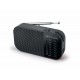 Muse M-025 R radio Portátil Analógica Negro