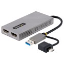 StarTech.com 107B-USB-HDMI Adaptador gráfico USB 3840 x 2160 Pixeles Gris