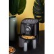 JATA JEFR1221 freidora Sencillo 1,5 L 1000 W Freidora de aire caliente Negro