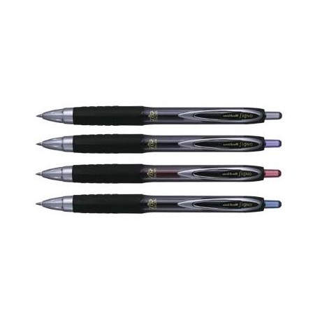 Uni-Ball UMN-207 Signo 207RT Bolígrafo de gel de punta retráctil Azul 12 pieza(s)