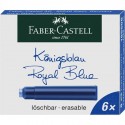 Faber-Castell 185506 Recambio de bolígrafo Azul 6 pieza(s)