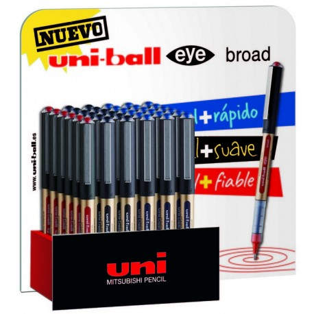 Uni-Ball UB-150-10/3D EXPOSITOR Bolígrafo retráctil con clip 36 pieza(s) - 182634685