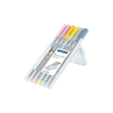 Staedtler triplus fineliner 334 rotulador de punta fina Multi 6 pieza(s) - 334 SB6CS1