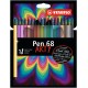 STABILO PEN 68 ARTY rotulador Medio Multicolor 18 pieza(s) - 6818-1-20