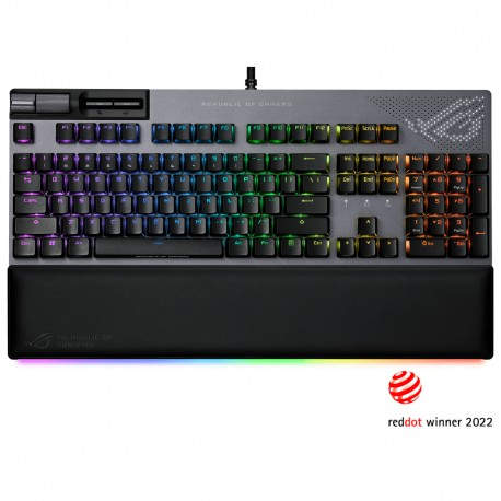 ASUS ROG Strix Flare II Animate teclado USB QWERTY Gris