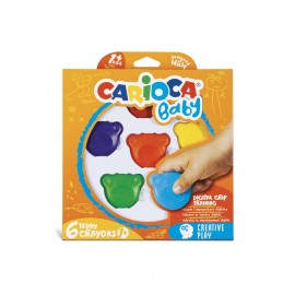 Carioca Teddy Crayons BABY - 6 Pz - 42956