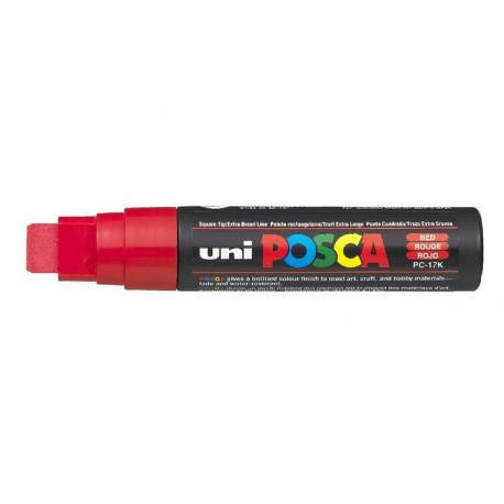 Uni-Ball uni POSCA PC-17K marcador 1 pieza(s) Punta de cincel Rojo - PC17KR
