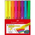 Faber-Castell TEXTLINER 38 marcador 8 pieza(s) Azul, Verde, Naranja, Rosa, Púrpura, Rojo, Amarillo - 158131
