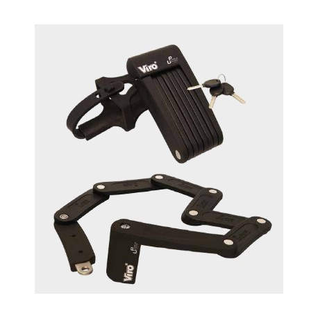 Urban Prime UP-MAM-EST candado para bicicleta Negro 700 mm Candado plegable