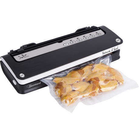 JATA EV107 sellador al vacío 600 mbar Negro, Acero inoxidable