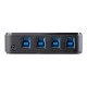 StarTech.com Switch Conmutador USB 3.0 4x4 para Compartir Dispositivos Periféricos - HBS304A24A