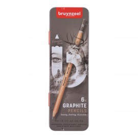 Bruynzeel 60311006 lápiz de grafito Multi 6 pieza(s)