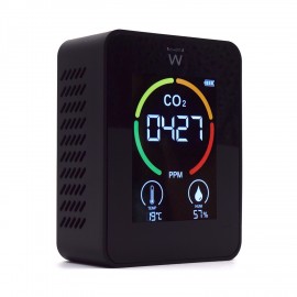 Ewent EW2420 medidor de calidad del aire Negro