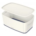 Leitz MyBox Bandeja de almacenamiento Rectangular Acrilonitrilo butadieno estireno (ABS) Gris, Blanco - 5229-10-01