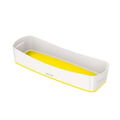 Leitz 52581016 caja de almacenaje Bandeja de almacenamiento Rectangular ABS sintéticos Blanco, Amarillo
