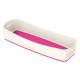 Leitz MyBox Bandeja de almacenamiento Rectangular ABS sintéticos Rosa, Blanco - 5258-10-23