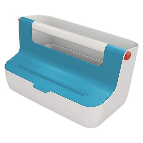 Leitz 61250061 caja de almacenaje Rectangular Acrilonitrilo butadieno estireno (ABS) Azul, Blanco
